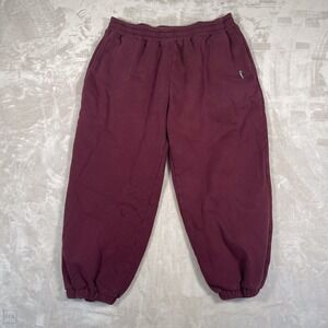 Comfrt Women's Jogger Sweatpants Pull On Athleisure Active Lounge 3XL Maroon